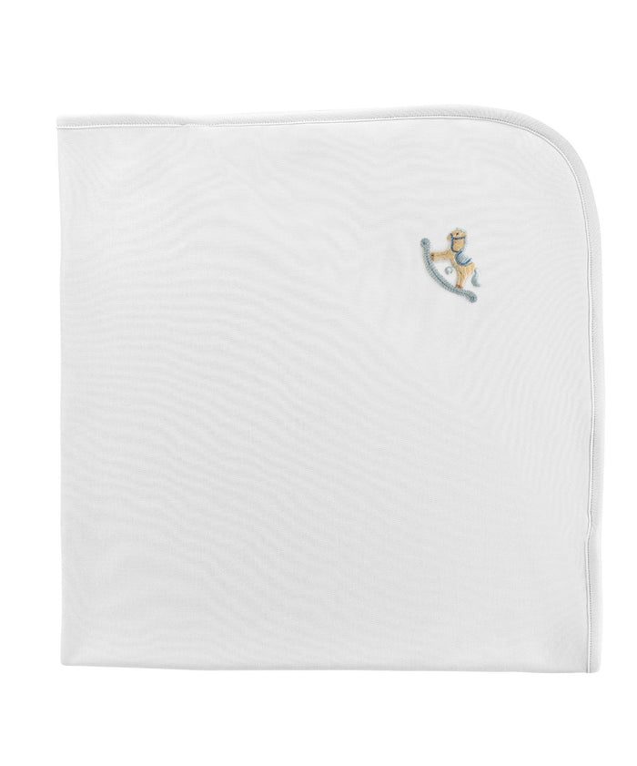 Rocking Horse Blanket - White