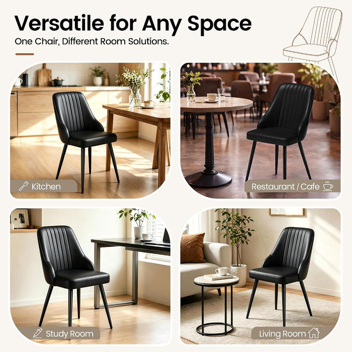Round Glass Dining Table and Chairs Set
