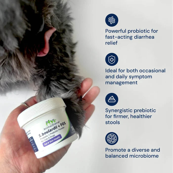 S. Boulardii + FOS Powder for Cats and Dogs