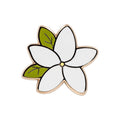 Sampaguita (Philippines Jasmine Flower) Enamel Pin