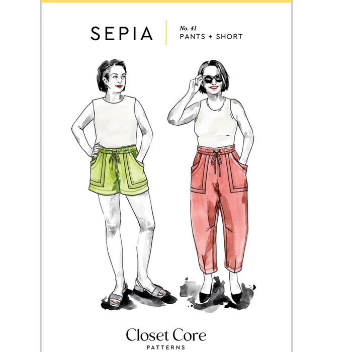 Sepia Pants & Shorts - By Closet Core Patterns