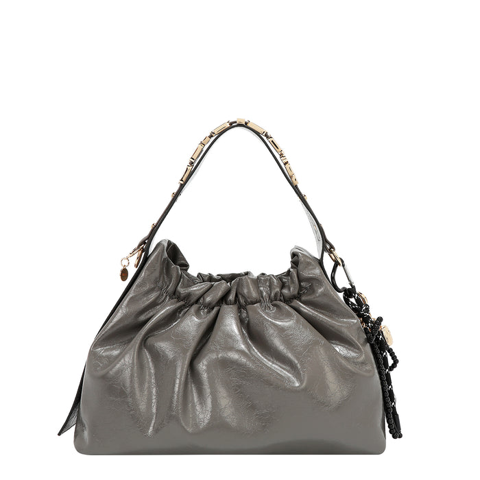 SHIMMER LUXE TOP HANDLE BAG