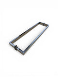Shower Door Handle 304 Stainless Steel Bathroom Glass Door Square Handle