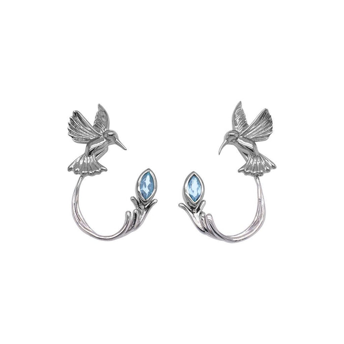 Hummingbird Stud with Earring Jacket | Keith Jack