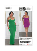 Simplicity - Misses' Sizes 10 - 18 - Knit Dress in Two Lengths by Mimi G Style