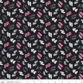 Barbie Girl Shoes Black Cotton Fabric