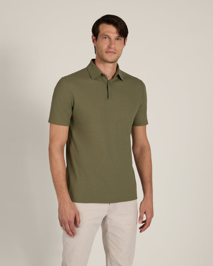 Slim fit IceCotton polo shirt