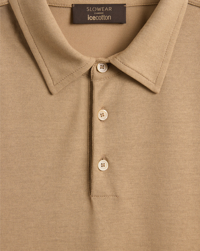 Slim fit IceCotton polo shirt
