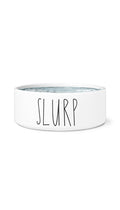 Slurp White Pet Bowl | Sarcastic Me