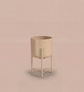 Small pink pot on stand