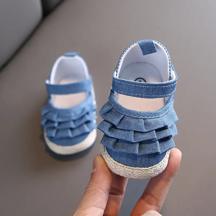 Soft Bottom Toddler Shoes for Baby Girls (0-1 Years)