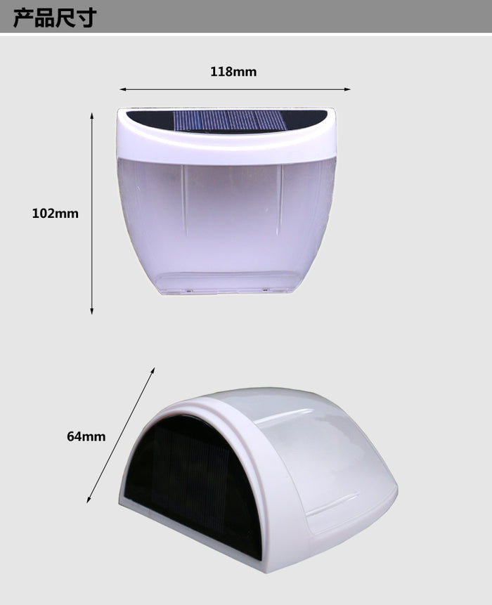 Solar Power Wireless LED Lamp Wall Mount Light