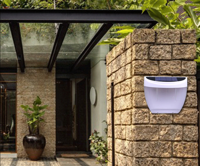 Solar Power Wireless LED Lamp Wall Mount Light