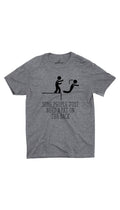 Some People Just Need A Pat On The Back Gray Unisex T-shirt | Sarcastic ME
