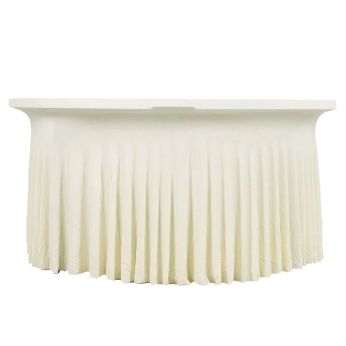White pleated table skirt for events and decorations  #whtbkgd