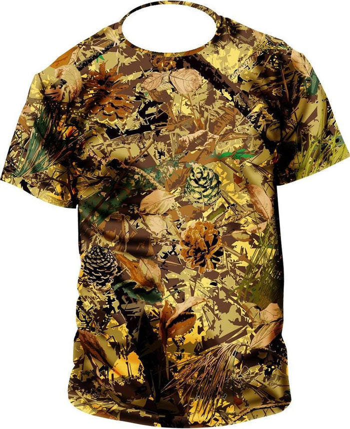 Standing Pine  Outdoor Collection T-shirt,  Day-Pine pattern - GhillieSuitShop