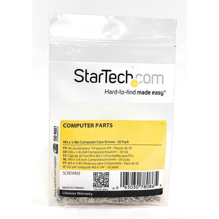 Startech F55976 .Com Computer Case Screws 50 Piece, Silver
