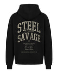 'Steel Born Savage' Box Hoodie