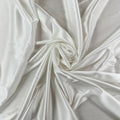 Stretch Mulberry Silk Charmeuse - Ivory - 19mm - Extra Wide 55"
