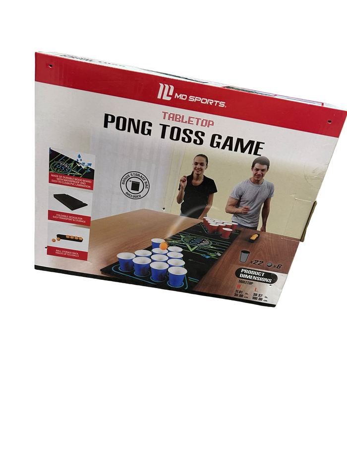 Tabletop pong toss game