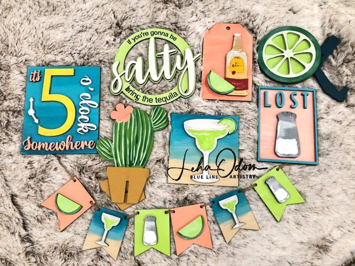 Tequila Tiered Tray Set