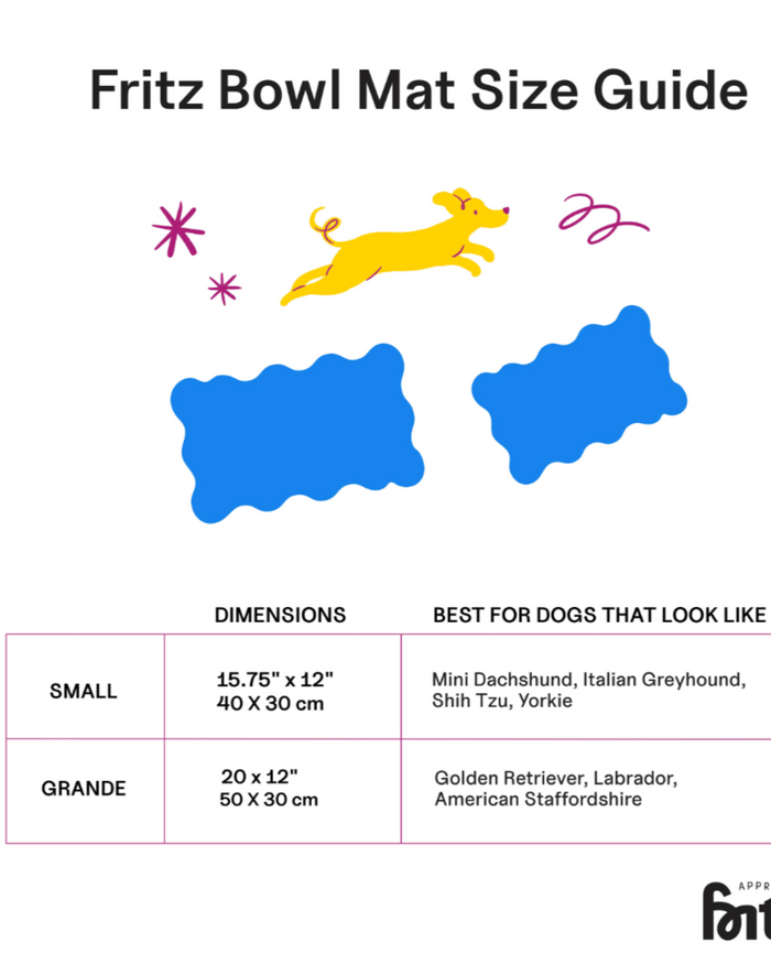 The Fritz Bowl Mat - Rose