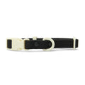The Fritz Collar - White Sand Black Tie