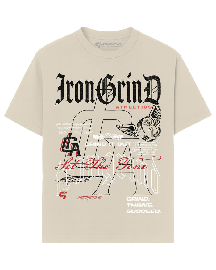 'The Grind Code' Heavyweight T-Shirt