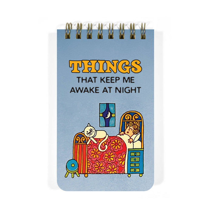 Things That Keep Me Awake at Night - Funny 3x5 Memo Notepad
