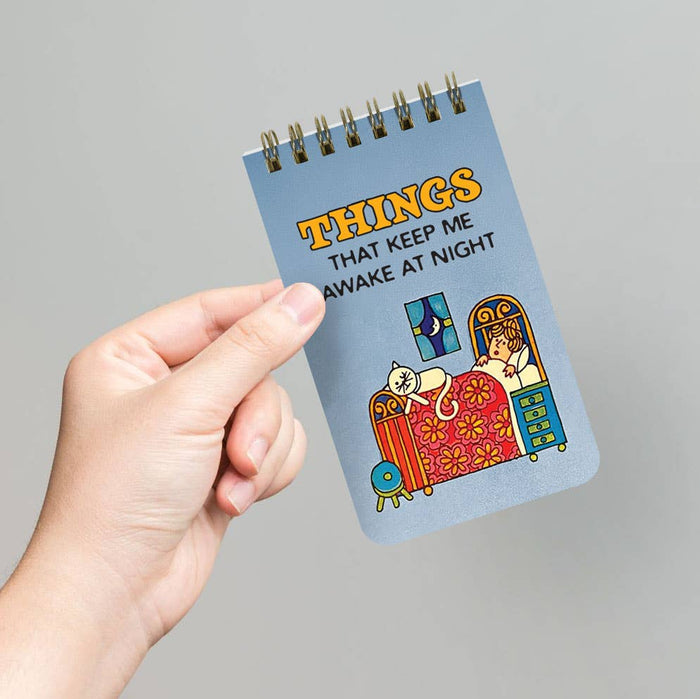 Things That Keep Me Awake at Night - Funny 3x5 Memo Notepad