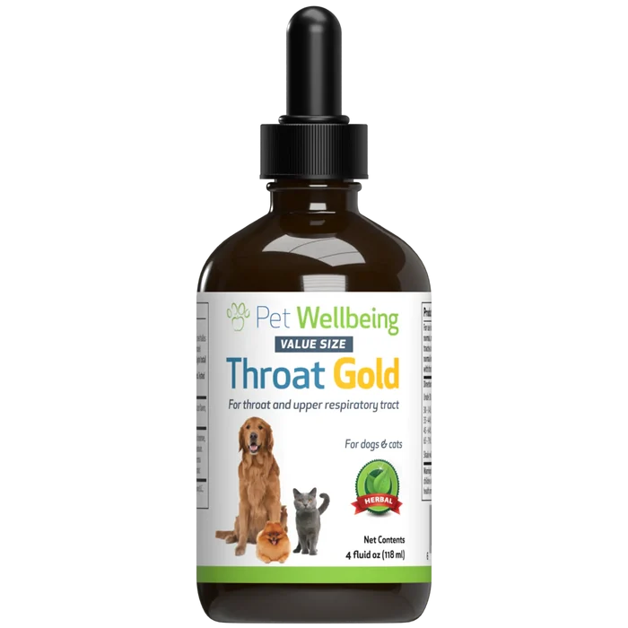 Throat Gold - Soothes Throat Irritation in Dogs & Cats