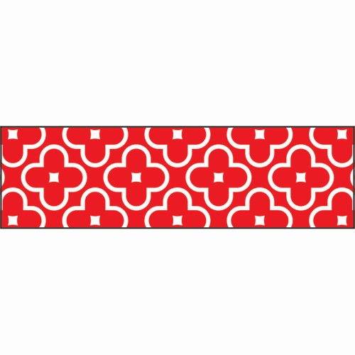 Trend Floral Red Bolder Borders (T 85195)