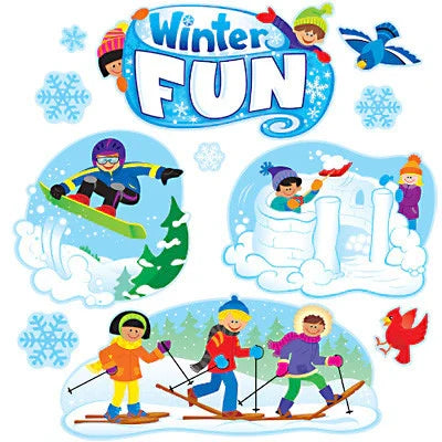 Trend Winter Play Bulletin Board Set (T 8263)