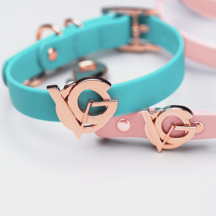 Turquoise & Blush with Rose Gold