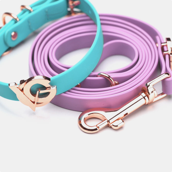 Turquoise & Lilac with Rose Gold