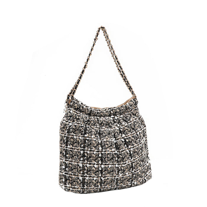 TWEED SHOULDER BAG