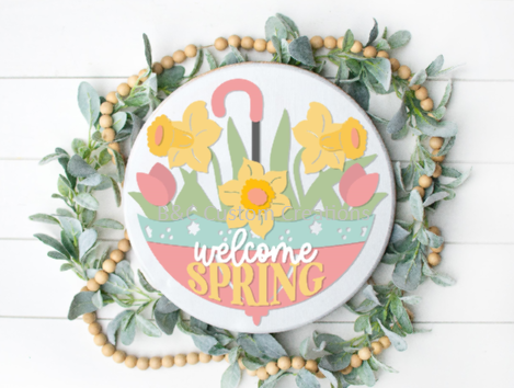 Umbrella Flowers Welcome Spring