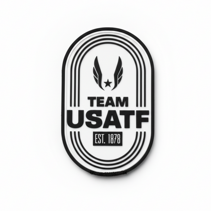 Team USATF logo with black text and white background
