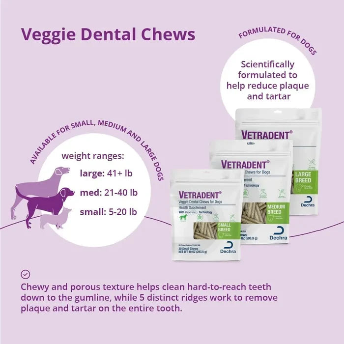 Veggie Dental Chews for Small Dogs, Natural Teeth Cleaning Treats Happy Tails Pet Shop Store