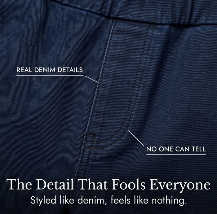 Velora – Drawstring Wide-Leg Comfort Jeans