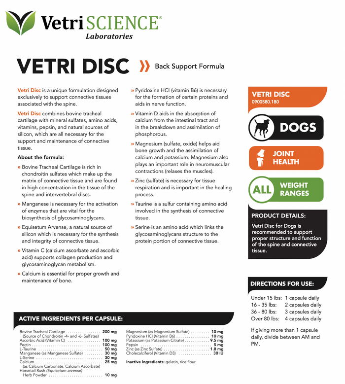 Vetri Disc - Spine & Joint Support
