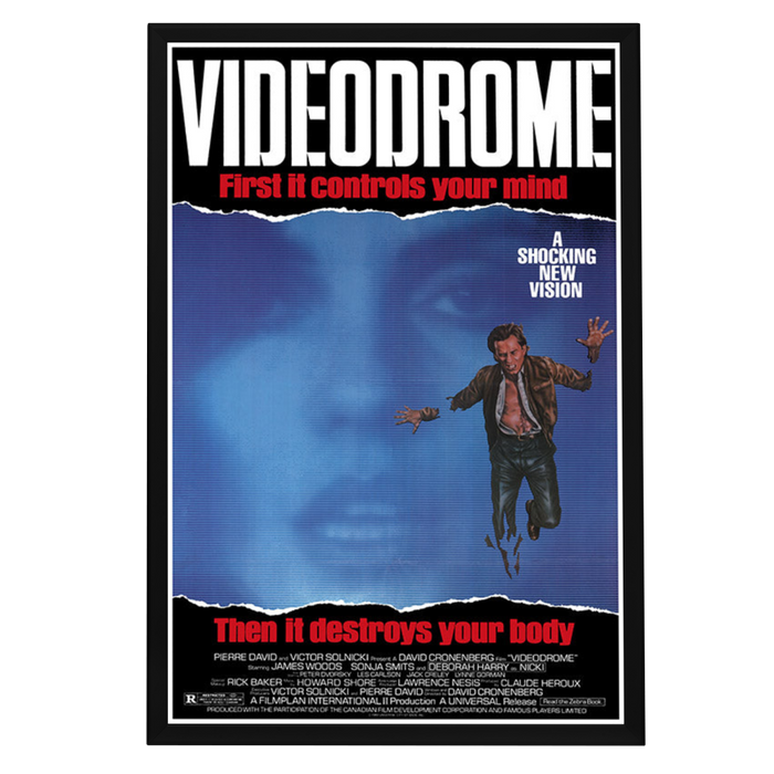 "Videodrome" (1983) Framed Movie Poster