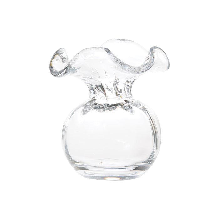Vietri Hibiscus Glass Clear Bud Vase Dinnerware Vietri