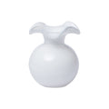Vietri Hibiscus Glass White Bud Vase Dinnerware Vietri