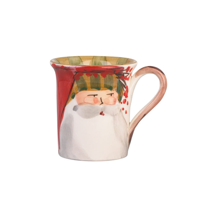 Vietri Old St. Nick Assorted Mugs - Set of 4 Dinnerware Vietri