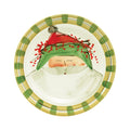 Vietri Old St. Nick Dinner Plate - Green Hat Dinnerware Vietri