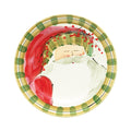 Vietri Old St. Nick Dinner Plate - Striped Hat Dinnerware Vietri