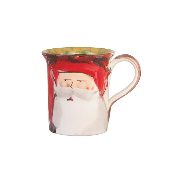 Vietri Old St. Nick Mug - Red Hat Dinnerware Vietri