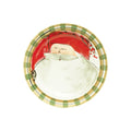 Vietri Old St. Nick Round Salad Plate - Red Hat Dinnerware Vietri