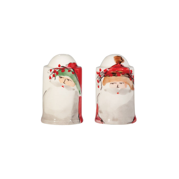 Vietri Old St. Nick Salt and Pepper Dinnerware Vietri